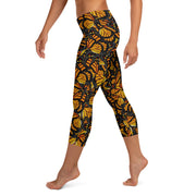 Monarch Butterfly Capri Leggings